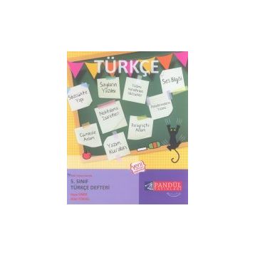5. Sınıf Türkçe Defteri Pandül Yayınları