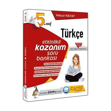 5. Sınıf Türkçe Soru Bankası Komisyon Çanta Yayınları
