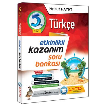 5. Sınıf Türkçe Soru Bankası Komisyon Çanta Yayınları