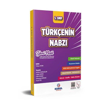 5. Sınıf Türkçenin Nabzı Yeni Nesil Soru Bankası Kurul Yayıncılık