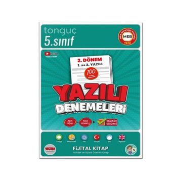 5. Sınıf Yazılı Denemeleri 2. Dönem 1 ve 2. Yazılı - Tonguç Akademi