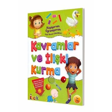 5+ Yaş Kavramlar ve İlişki Kurma Büyüyorum Öğreniyorum Okul Öncesi Etkinlikleri - Beyaz Balina Yayınları