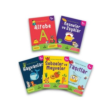 5 Yaş Noktaları Birleştirelim Seti 5 Kitap