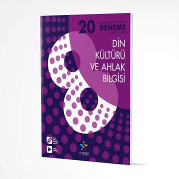 5 Yıldız 8. Sınıf Din Kültürü ve Ahlak Bilgisi 20 Deneme
