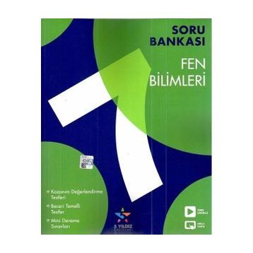 5 Yıldız Yayınları 7. Sınıf Fen Bilimleri Soru Bankası