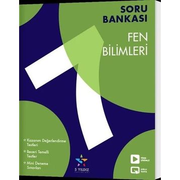 5 Yıldız Yayınları 7. Sınıf Fen Bilimleri Soru Bankası