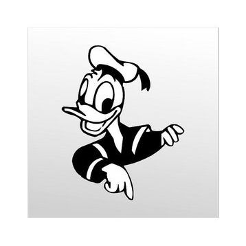 50 cm Daffy Duck Folyo Sticker