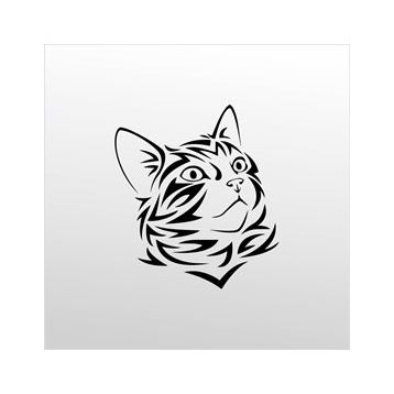 50 cm Kedi Folyo Sticker