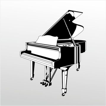 50 cm Piyano Folyo Sticker