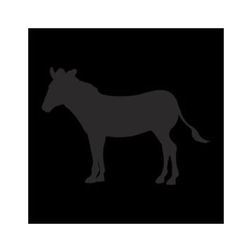 50 cm Zebra Folyo Sticker