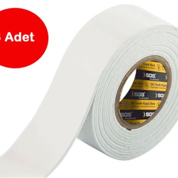 50 mm 2 m 3 Adet Çift Taraflı Köpük Bant