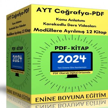 500 Sayfalık Pdf Ayt Coğrafya Hazırlık Kitabı