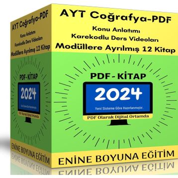 500 Sayfalık Pdf Ayt Coğrafya Hazırlık Kitabı