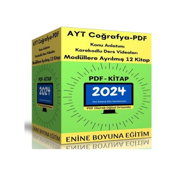 500 Sayfalık Pdf Ayt Coğrafya Hazırlık Kitabı