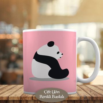 53876-62841 Yalnız Sevimli Panda Kupa Bardak