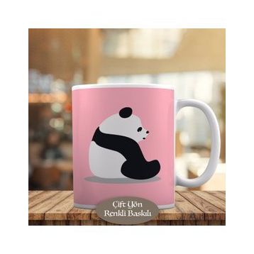 53876-62841 Yalnız Sevimli Panda Kupa Bardak