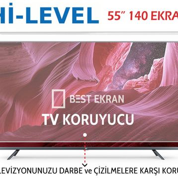 55 140 Ekran Hi-Level Tv Ekran Koruyucu Ekran Koruma Paneli