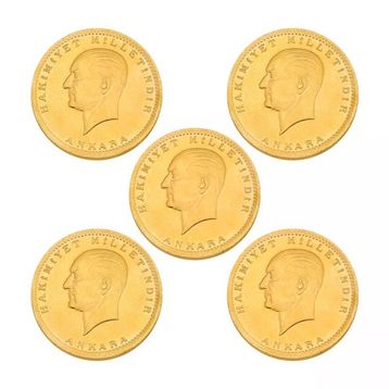 5'li Ata Lira Eski Tarihli
