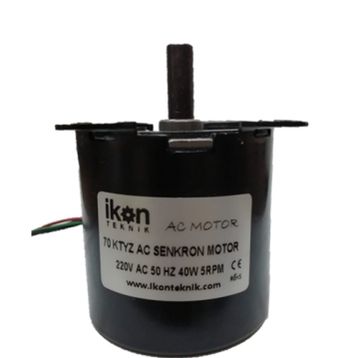 5Rpm 40W 70Ktyz Ac Senkron Motor