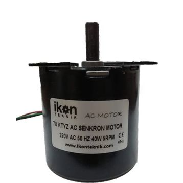 5Rpm 40W 70Ktyz Ac Senkron Motor