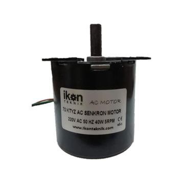5Rpm 40W 70Ktyz Ac Senkron Motor