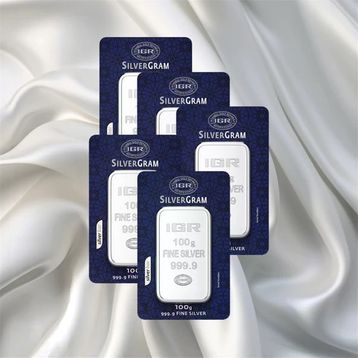 5X100 gr Külçe Gümüş