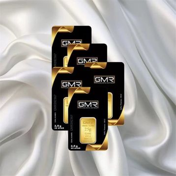5X2.5 gr 24 Ayar Külçe Altın