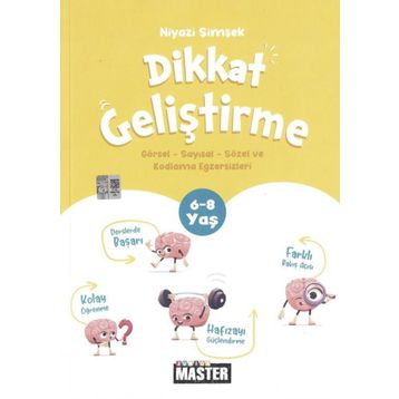 6-8 Yaş Junior Master Dikkat Geliştirme Egzersizleri Okyanus Yayınları