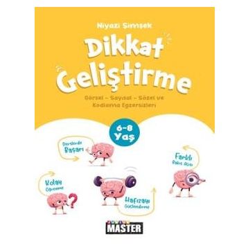6-8 Yaş Junior Master Dikkat Geliştirme Egzersizleri Okyanus Yayınları