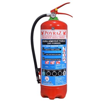 6 kg Kuru Kimyevi Toz Yangın Söndürme Tüpü