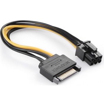 6 Pin Ekran Kartı Sata Power Kablosu
