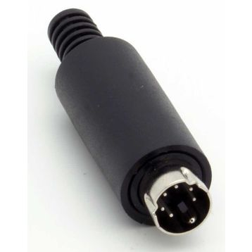 6 Pin Mini Din Erkek Konnektör