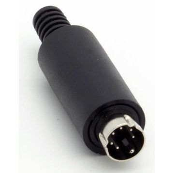 6 Pin Mini Din Erkek Konnektör