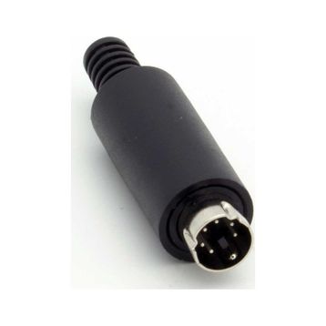 6 Pin Mini Din Erkek Konnektör