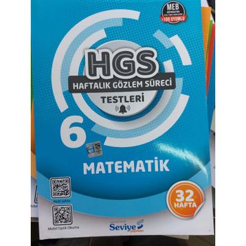 6. Sınıf 32 Hafta Matematik Hgs Testleri Seviye Yayınları