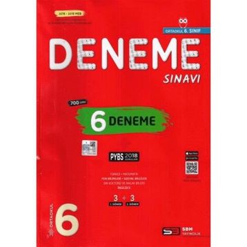 6. Sınıf 6 Deneme Sınavı Seti - SBM Yayıncılık