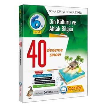 6. Sınıf Din Kültürü ve Ahlak Bilgisi 40 Branş Denemesi Davut Çiftçi-Çanta Yayınları