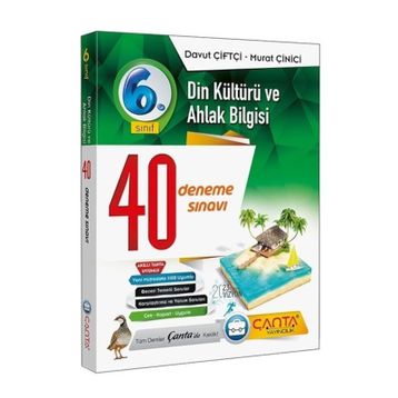 6. Sınıf Din Kültürü ve Ahlak Bilgisi 40 Branş Denemesi Davut Çiftçi-Çanta Yayınları