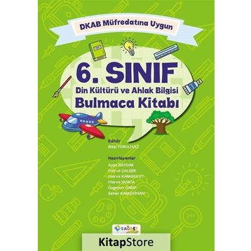 6. Sınıf Din Kültürü ve Ahlak Bilgisi Bulmaca Kitabı Rağbet Yayınları