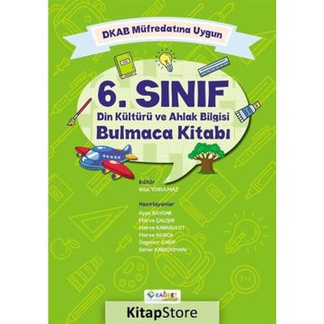 6. Sınıf Din Kültürü ve Ahlak Bilgisi Bulmaca Kitabı Rağbet Yayınları