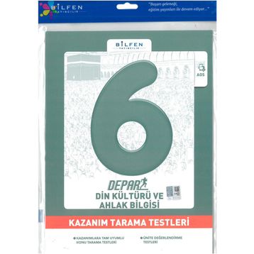 6. Sınıf Din Kültürü ve Ahlak Bilgisi Depar Kazanım Tarama Testleri-Bilfen Yayınları