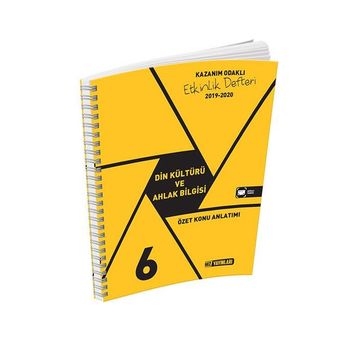 6. Sınıf Din Kültürü ve Ahlak Bilgisi Özet Konu Anlatımlı Etkinlik Kitabı - Hız Yayınları