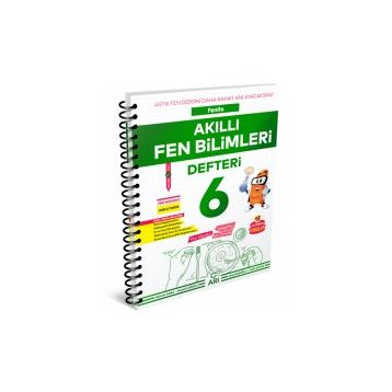 6. Sınıf Fen Bilimleri Akıllı Defteri Arı Yayınları