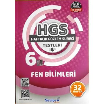 6. Sınıf Fen Bilimleri HGS Testleri 32 Hafta Seviye Yayınları