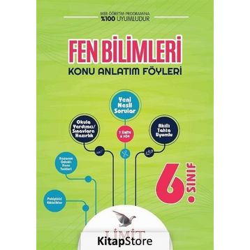 6. Sınıf Fen Bilimleri Konu Anlatım Föyleri - Limit Yayınları