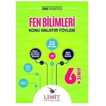 6. Sınıf Fen Bilimleri Konu Anlatım Föyleri - Limit Yayınları