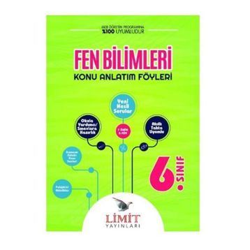 6. Sınıf Fen Bilimleri Konu Anlatım Föyleri - Limit Yayınları