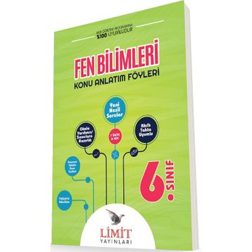 6. Sınıf Fen Bilimleri Konu Anlatım Föyleri - Limit Yayınları