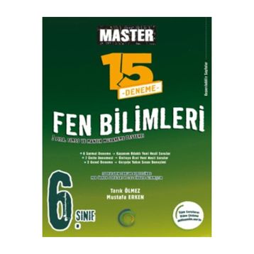 6. Sınıf Fen Bilimleri Master 15 Deneme