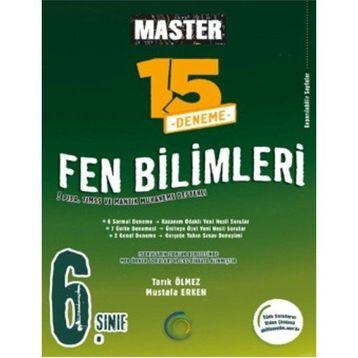 6. Sınıf Fen Bilimleri Master 15 Deneme